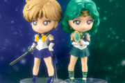 『セーラームーン』スーパーセーラーウラヌス＆ネプチューンのデフォルメフィギュア登場！2人そろえて並べたいキュートさ