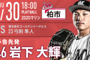 一軍試合実況　7月30日18:00～ ロッテ－楽天 (先発 岩下×弓削)