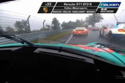 雨中のドッグファイト！ADAC TOTAL 24H ニュルブルクリンク オープニングラップ オンボード映像
