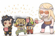 【FGO】イスカリくんとオセロトルのためにポップコーンをつくるテキヤトリポカ！！　嬉しそうだなw