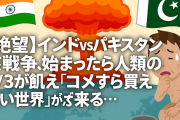 【絶望】インドvsパキスタン核戦争、始まったら人類の1/3が飢え『コメすら買えない世界』が来る…