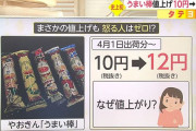 うまい棒1本12円について考える