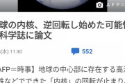 【悲報】地球、ガチでヤバい・・・地球の内核が逆回転し始めた可能性