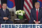 【ムンちゃん悲報】韓米首脳会談　トランプ大統領が質問の返答を独占、文大統領は答弁ゼロｗ　中央日報「また欠礼」