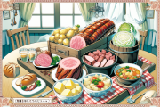 ドイツ料理、加工肉と茹でイモと酸っぱいキャベツと硬いパンと野菜スープばかりｗｗｗ