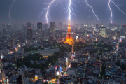 【緊急】東京、広域で落雷祭り⚡