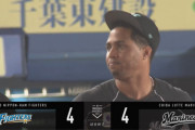 7月10日　ロッテ４－４日本ハム　先発本前が5回1失点、藤原・マーティンの一発など三度同点に追いつき今季12度目の引き分け
