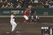 【GIF】 阪神秋山、ついに豪速球を投げ込むwwww