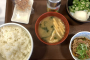 すき家の350円の朝定食がこちらｗｗｗｗｗｗｗｗｗｗｗｗｗｗ
