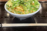 丸亀製麺の天かすとネギって無料やからおにぎり頼むと丼に出来るで