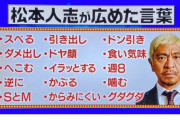 【画像】松本人志が世に広めた言葉、あまりにも凄すぎる