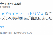 【朗報】日本ハム、B.ロドリゲスと契約延長