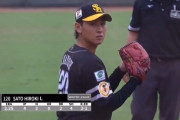 鷹育成・佐藤宏樹、台湾WLで3回途中5K無失点