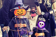 【画像】吉瀬美智子、金髪魔女コスプレで家族ショット公開「お美しい」「仲が良くて素敵」と反響