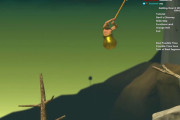 【世界記録】ハンマーで山を登る激ムズクソゲー「Getting Over It」をたった1分56秒でクリアした猛者現るｗｗｗｗｗｗｗ