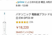 ワイ「電動歯ブラシ買うか」パナソニック「￥18,220」フィリップス「￥24,972」 ワイは歯磨きをやめた