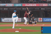 【vs.楽天】日ハム上沢、初回から飛翔…