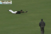 山本大斗ダイビングキャッチナイスプレー！さすがの守備！