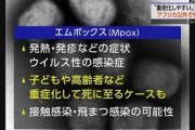 エムポックス　岡山理科大学元森川茂教授「主に接触感染で広がるウイルスだが今回流行しているウイルスは以前流行したものと比べ病原性が強く、15歳未満の子どもでの感染者が多く、重症化して亡くなる方も多い」[8/18]