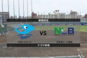 中日ドラゴンズ二軍、日本海リーグ選抜と10-11の死闘の末敗れる