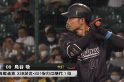 ロッテ鳥谷が甲子園でタイムリー！場内の阪神ファンも拍手！！