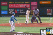 【ソフトバンク対日本ハム20回戦】ソフトバンク、４回に今日一軍昇格のガルビスが同点２点タイムリー！さらに続く佐藤直樹がプロ初ホームランとなる勝ち越し２ランホームラン！