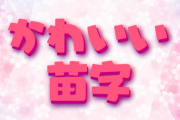 アイドルに向いていない苗字ってある？