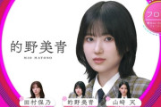 【櫻坂46】的野美青、表題曲初センター！！　12thシングル「Make or Break」フォーメーション発表🌸