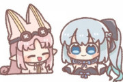 【FGO】ミニモルガン様とハベにゃん！！　ミニな二人もいいね！