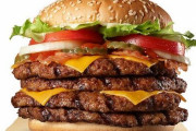 【やったぜ】バーガーキングさん、総重量607g総カロリー2046kcalの「マキシマム超ワンパウンドビーフバーガー」を本日より数量限定販売ｗｗｗｗ