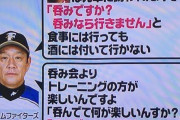 【悲報】大谷「呑み会って何が楽しいんですか？笑」