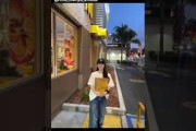 守屋麗奈 Los Angeles のBIG MAC！！Instagram McDonald Sakurazaka46