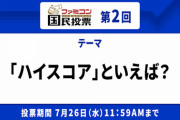 『ファミコン国民投票』第2回「“ハイスコア”と言えば？」結果発表　3位「ゼビウス」 2位「ゾンビハンター」