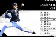 ロッテvs西武、福田秀平と菅野が昇格後即スタメン！