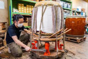 岩手・小山太鼓店の胴長太鼓づくり 伝統と進化に注目