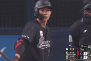 ロッテ藤原恭大 打率.161(56-9) 0本 4打点 OPS.464