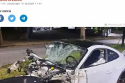 【ブラジル】ポルシェ時速250kmで電柱に激突、飲酒運転の疑い…助手席の友人即死　運転手は軽症