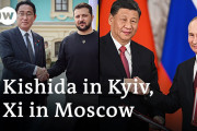 海外「日本に感謝！」岸田首相とゼレンスキー大統領会談、中ロ首脳会談と対比してドイツメディアが特集