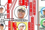 野球ファン待望の侍ジャパン最新相関図発表ｗｗｗｗｗ