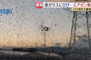 【画像】エアガンの弾で車の窓ガラスにひび、撃った男を書類送検