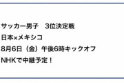 【疑問】五輪サッカー…日本は明日のメキシコ戦で勝てそうなの？