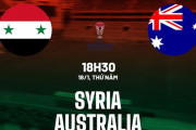 ◆アジア杯◆B組2節 シリア×豪州 豪州苦戦もアーバインのゴールで0-1で辛勝！GL連勝