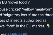 欧州委員会「食費高騰してんなら虫でも食えば良いじゃん」
