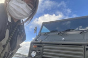 テロリストだな　〜　基地外パヨク「日米共同統合演習で、陸上自衛隊車両の通行を妨害してやったぜ」