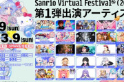 【ホロライブ】サンリオ主催のVRテーマパーク「Sanrio Virtual Festival 2025」にホロIDからムーナが参戦