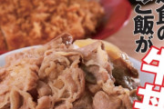 【朗報】かつやさん遂に本気を出す、定食のご飯を+200円で牛丼に変更可能になる！！！