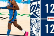 【NBA】仮想ファイナルはOKCに軍配！アウェイでBOSを下し5連勝