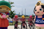 亀岡市レンタサイクルで “ももクロカラー無料ヘルメット” を用意！