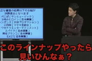【画像】粗品さん、おもんない芸人を発表してしまう