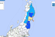 東北地方で最大震度4の地震発生 M5.2 震源地は宮城県沖 深さ約50km